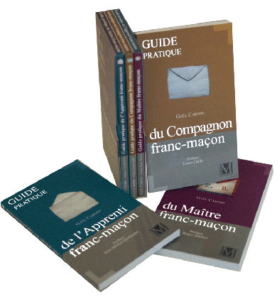 Coffret 3 guides : Apprenti + Compagnon + Maître Nos Colonnes - boutique maçonnique