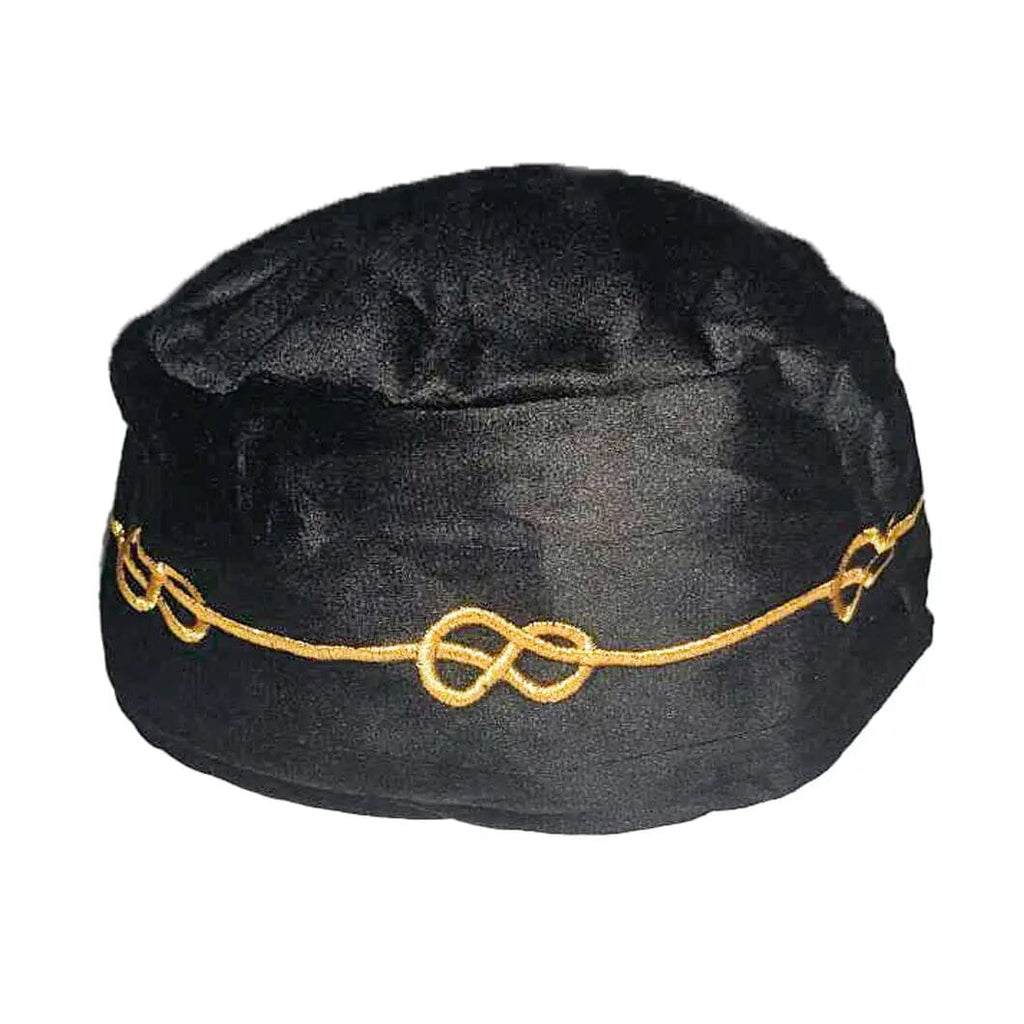 BONNES AFFAIRES - Chapeau de Maître Maçon - ÉDITION LIMITÉE - VELOUR NOIR. 8cm chapeaux Nos Colonnes - Boutique Maçonnique 