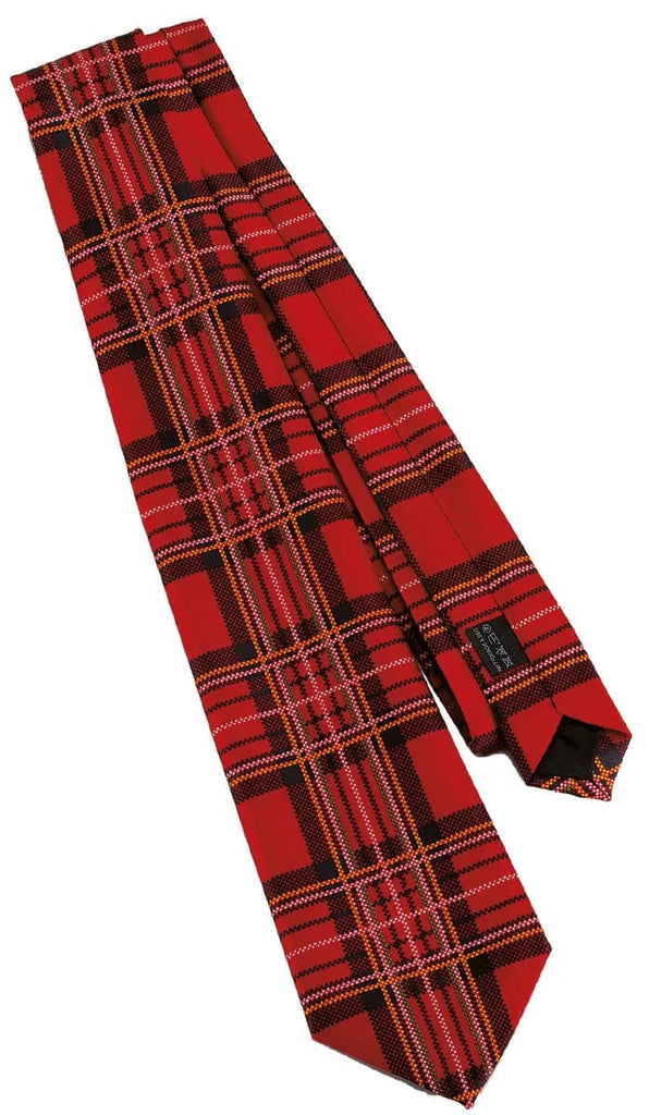 Cravate Maçonnique Tartan "Royal Stewart" cravate Nos Colonnes - Boutique Maçonnique 