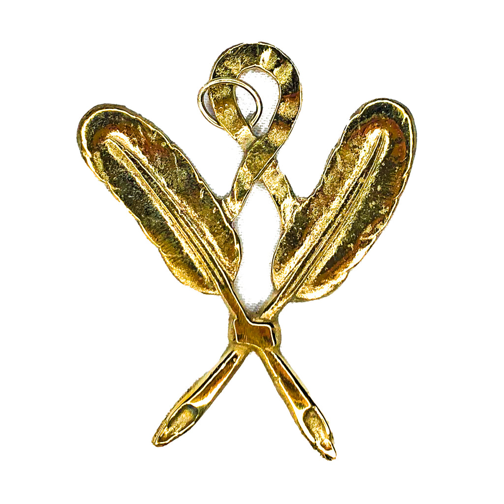 Bijou Secrétaire. Bronze - Rite Opératif de Salomon (ROS) Nos Colonnes - boutique maçonnique