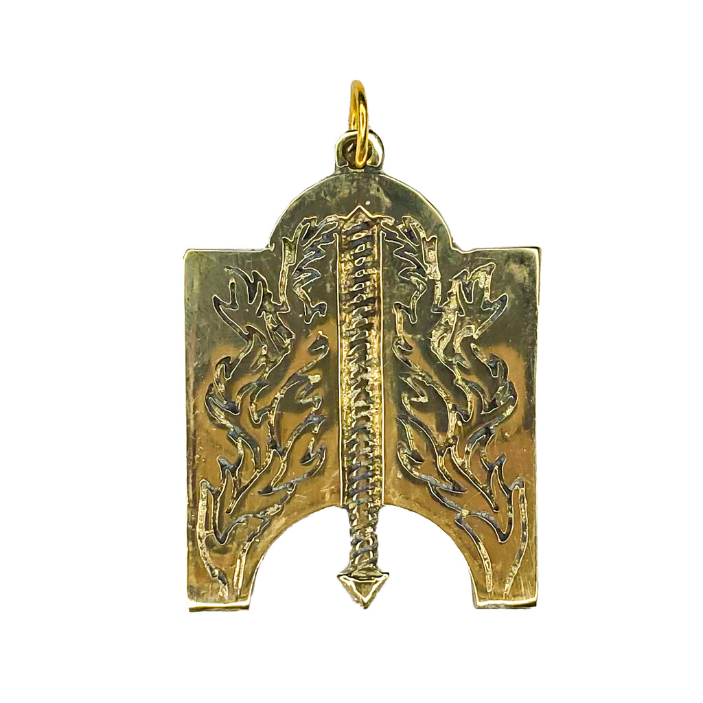 Bijou Second Surveillant. Bronze - Rite Opératif de Salomon (ROS) Nos Colonnes - boutique maçonnique