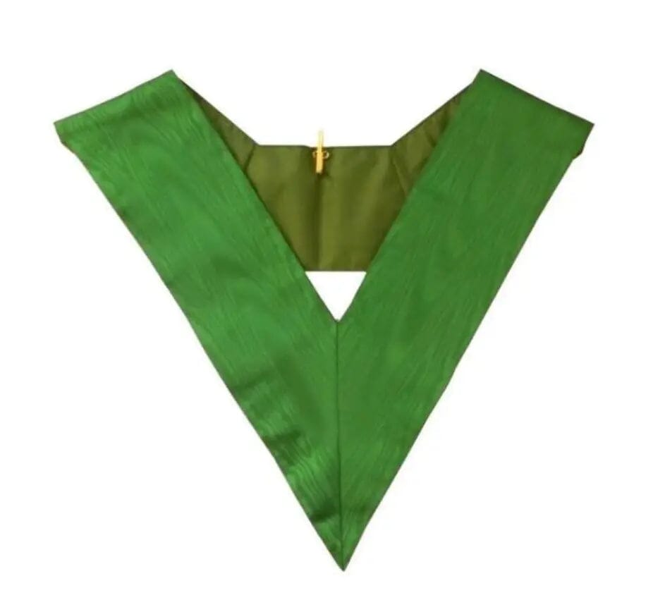 Sautoir vert Chevaliers de la Croix Rouge - Écosse baudrier Nos Colonnes - Boutique Maçonnique