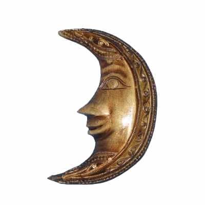 Lune Maçonnique en résine statuette Nos Colonnes - Boutique Maçonnique