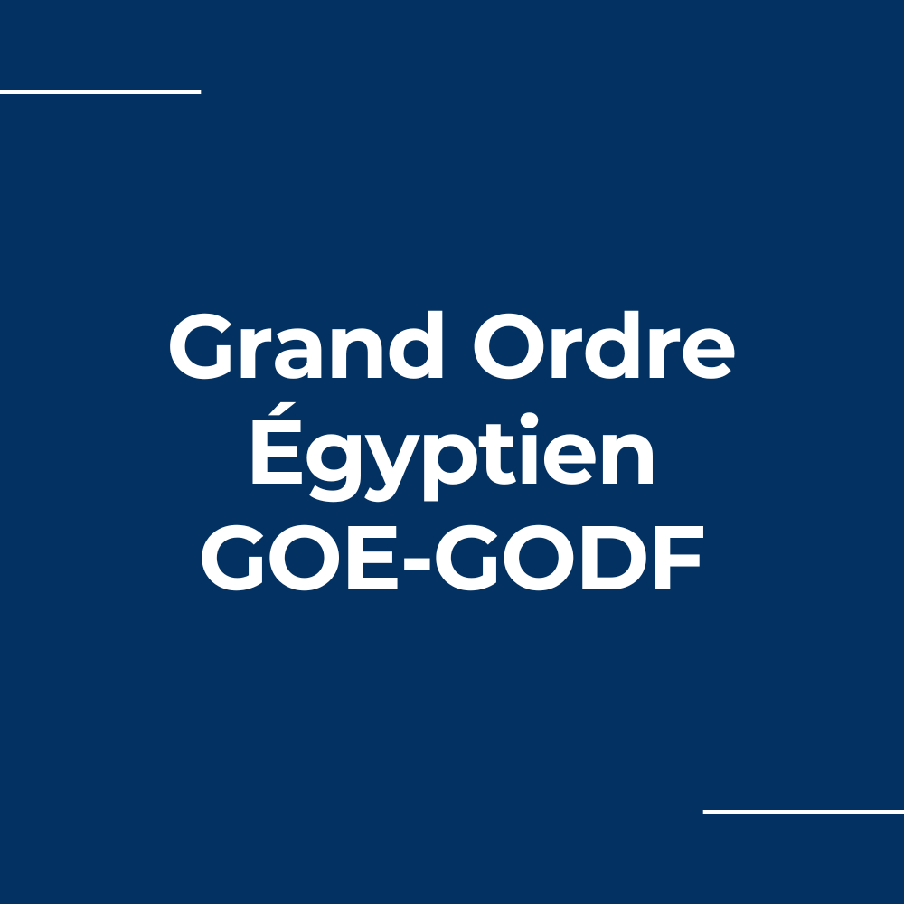 Grand Ordre Égyptien GOE-GODF