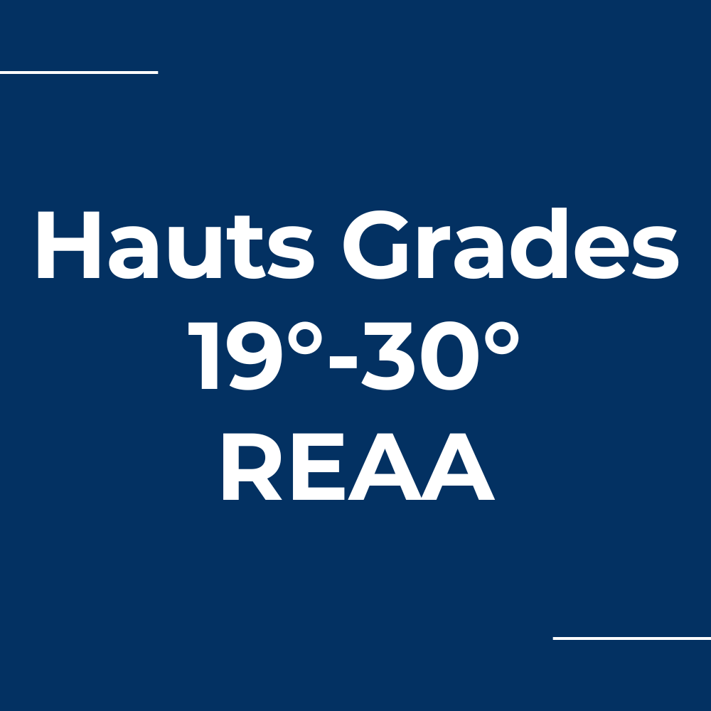 Hauts Grades 19°-30° REAA