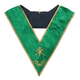 Master of Ceremonies Collar. Natural Silk - Cerneau Rite