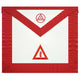 Tablier Principal Séjournant. 41x35 cm - Arche Royale Américaine (Rite d’York)