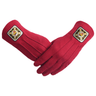 Gants Maçonniques rouges Chevaliers Templiers (Knight Templars) IN HOC SIGNO VINCES