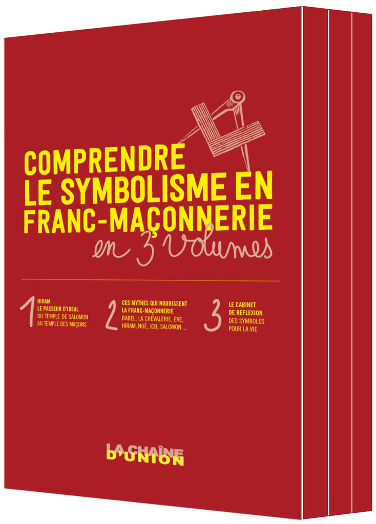 Coffret - Comprendre le symbolisme en  franc-maçonnerie en 3 volumes Nos Colonnes - boutique maçonnique