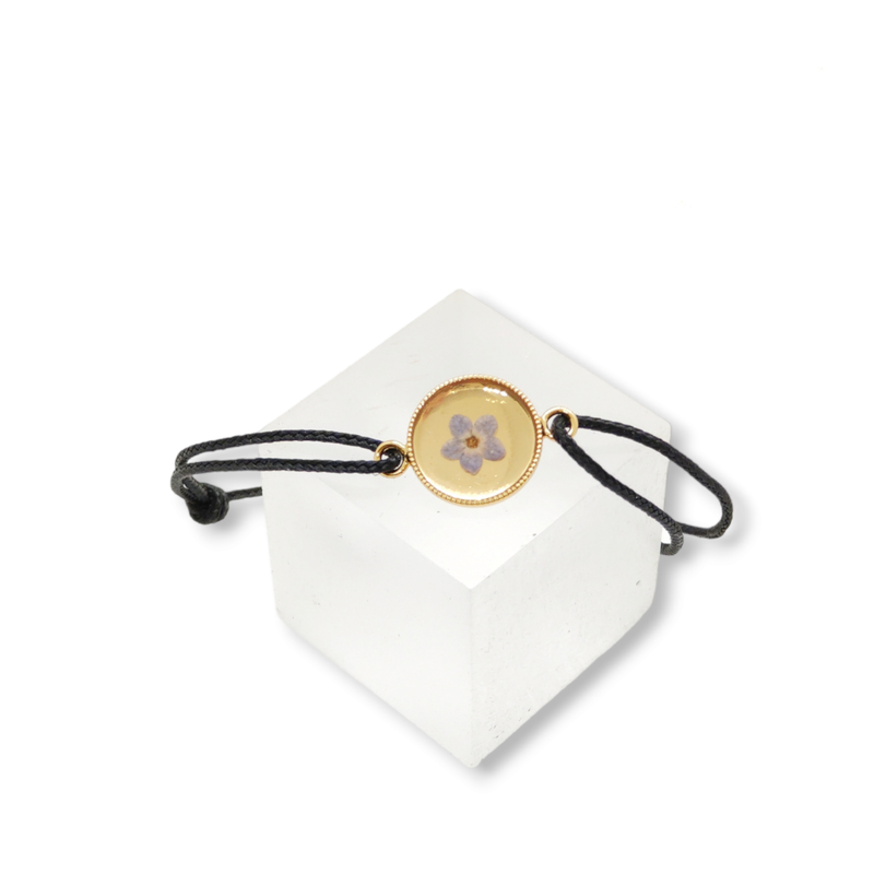 Bracelet MYOSOTIS Laiton doré Nos Colonnes - Boutique Maçonnique