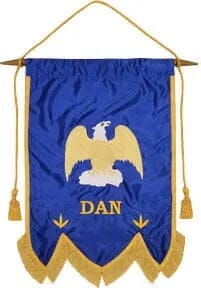 Bannière "Dan" - Arche Royale Américaine bannières Nos Colonnes - Boutique Maçonnique 