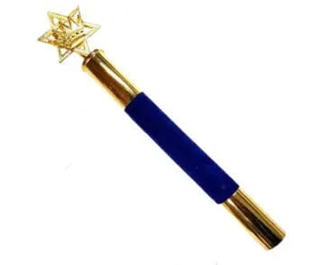 Bâton Moniteur Secret (Étoile & Couronne) - Ordre du Moniteur Secret bijoux Nos Colonnes - Boutique Maçonnique 