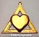 Bijou Officier Directoire : Éléémosynaire (MESA) - Régime Écossais Rectifié bijoux Nos Colonnes - Boutique Maçonnique 