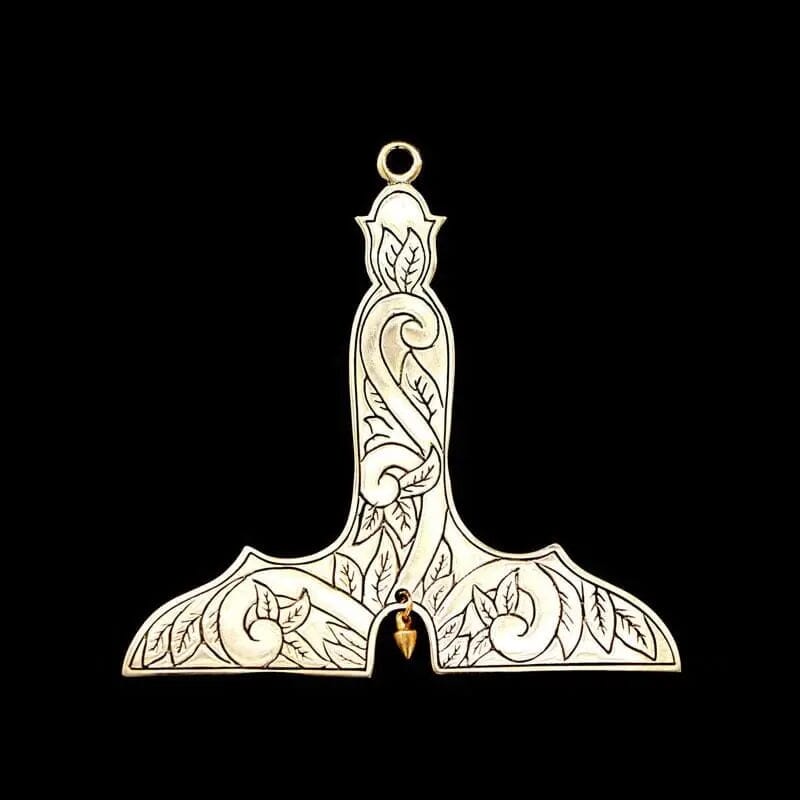 Bijou Premier Surveillant. Bronze - Rite Irlandais bijoux Nos Colonnes - Boutique Maçonnique 