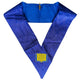 Chaplain Collar. Natural Silk- Blue Lodge, York Rite