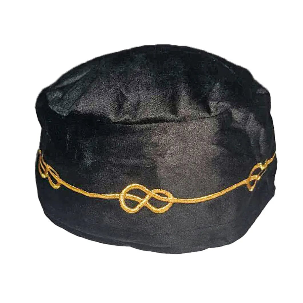 BONNES AFFAIRES - Chapeau de Maître Maçon - ÉDITION LIMITÉE - VELOUR NOIR. 8cm chapeaux Nos Colonnes - Boutique Maçonnique 
