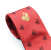 Cravate Maçonnique Rouge. Intendant Provincial et Grand Intendant cravate Nos Colonnes - Boutique Maçonnique 