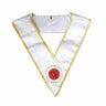 Collar Deputy. Natural Silk. AASR