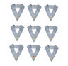 Set 9 Lodge Officers Collars. Embroideries - Scottish Scottish Rite (RSR)