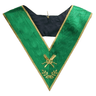 Secretary Collar. Natural Silk - Cerneau Rite