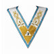 Collar Deputy. Natural Silk. AASR