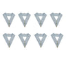 Set 8 Lodge Officers Collars. Rosette and Ball - Rectified Scottish Rite (RSR)