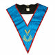 Blue Lodge Secretary Collar. Natural Silk - Ancient Accepted Scottish Rite (AASR)