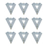 Set 9 Lodge Officers Collars. Rosette and Ball - Rectified Scottish Rite (RSR)