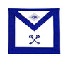 Treasurer Apron. 39x33cm - Blue Lodge, York Rite
