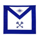 Treasurer Apron. 39x33cm - Blue Lodge, York Rite