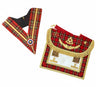 Right Worshipful Master Set. Apron + Collar - Royal Standard of Scotland (French style)