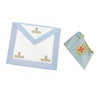 Worshipful Master Set. Apron 3 Taus + Collar Templar Cross - Rectified Scottish Rite (RSR)