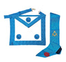 Master Mason Set. Apron 3 Rosettes + Sash - French Rite "Groussier"
