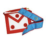 Master Mason Set. 3 Rosettes Apron + Sash - Ancient Accepted Scottish Rite (AASR)