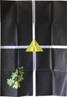 Drap mortuaire "Croix-Delta" -  Satin (195x140cm)