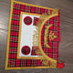 Tablier Maître. 41x34 cm - Rite Standard d'Ecosse - BA