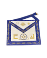 Tablier de Maître Elevé 42 x 35 cm - Rite Opératif de Salomon ROS -