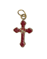 Pendentif Rose-Croix (Rouge et Or)