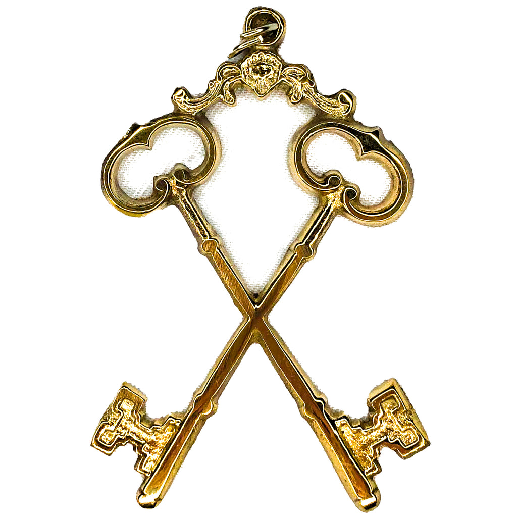 Bijou Trésorier. Bronze - Rite Écossais Ancien Accepté (REAA) Nos Colonnes - boutique maçonnique 
