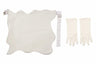 Entered Apprentice Apron. Real leather. 36x31cm + 1 FREE pair of White Gloves - Operative Rite of Solomon (ROS)