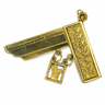 Past Master Collar Jewel (2). Bronze - Memphis-Misraim Rite