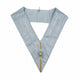 Lodge Officer Collar. Rosette and Ball. Natural Silk - Rectified Scottish Rite (RSR)