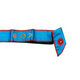 Master Mason Sash. Rosette/Square & Compass/Blazing Star. Natural Silk - Ancient Accepted Scottish Rite (AASR)