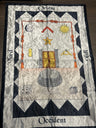 1st & 2nd Degrees Tracing Board. 128x85cm (2) - Rectified Scottish Rite (RSR) 