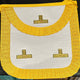 Woshipful Master Apron. Gold and blue - STO