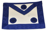 Tablier Bleu à 3 rosettes en similicuir  petite taille - BA