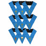 Set 9 Lodge Officers Collars. Natural Silk - French Rite "Groussier"