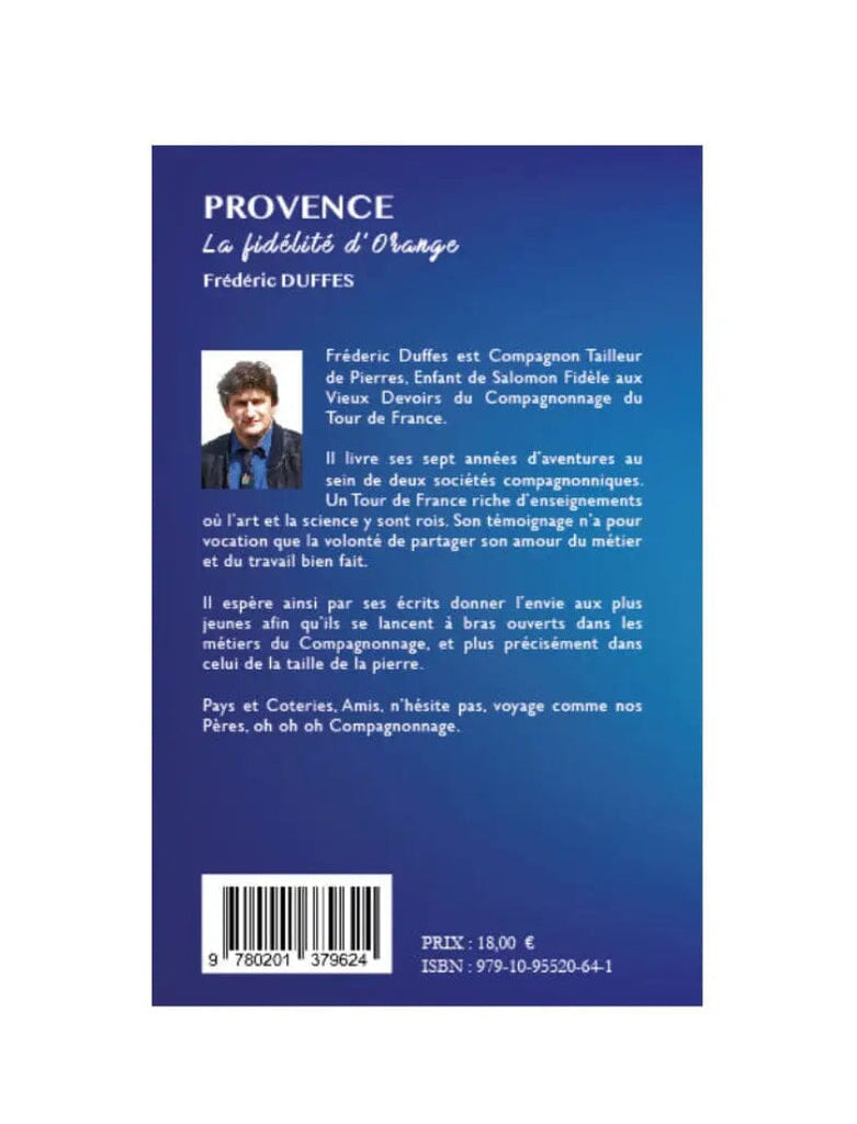 Provence - la fidélité d'Orange livre maconnique Nos Colonnes - Boutique Maçonnique 