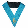 Junior Warden Collar. Natural Silk - French Rite "Groussier"