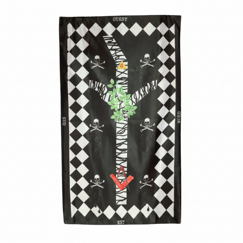 Tapis de Loge 3° Degré Divers Rites - Satin (128x85cm) - Nos Colonnes